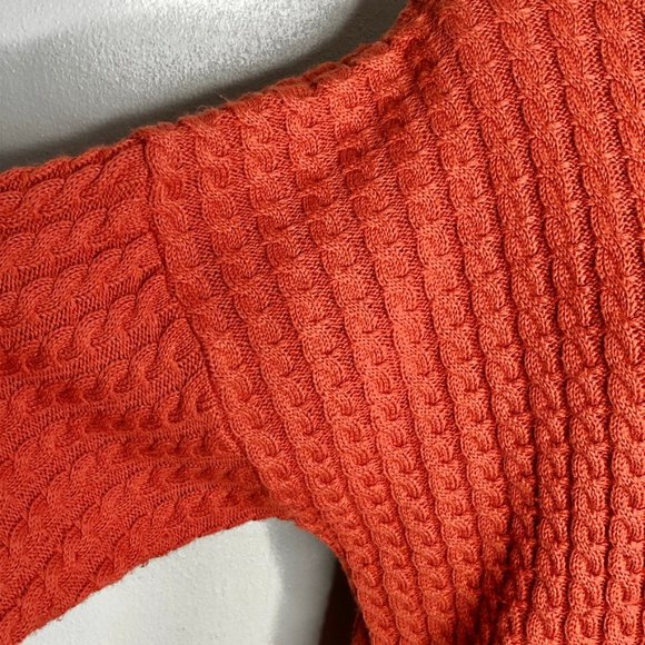 VTG Tower Hill Cable Knit Turtleneck Sweater Tunic - Picture 3 of 8